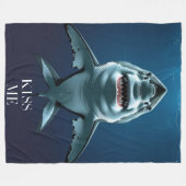 鋭い フリースブランケット (正面(横))