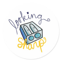 鋭く見える!クラスルームのシール