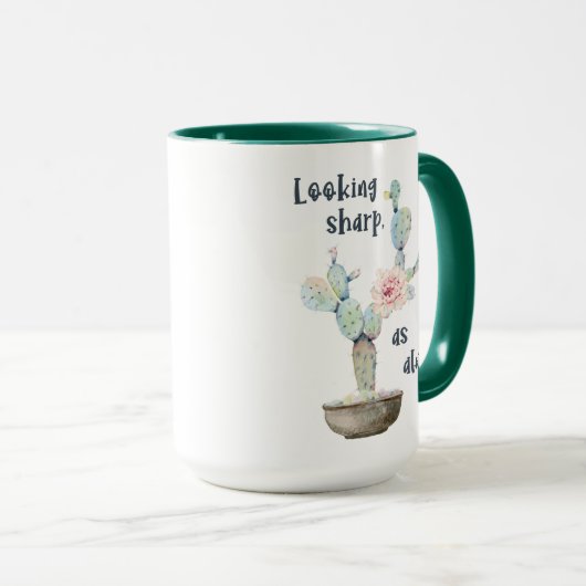 鋭く見える！ マグカップ (正面右)