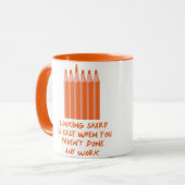 鋭く見える マグカップ (正面左)