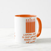 鋭く見える マグカップ (正面右)