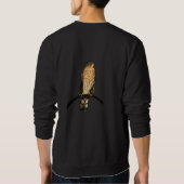 鋭よじ登られたタカ スウェットシャツ (裏面)