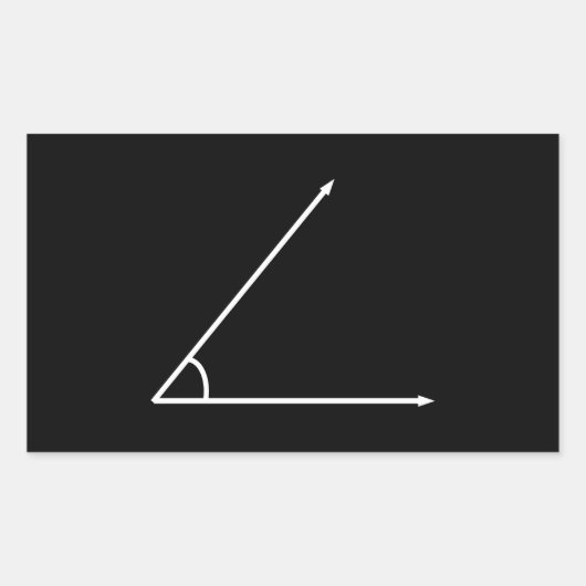 鋭角 長方形シール (正面)