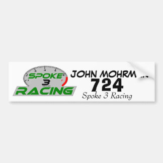 、鋲最終的な、スポーク3ジョンMOHRMAN、724は、3つを…話しました バンパーステッカー