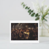 鋳物はがき ポストカード (スタンド正面)