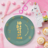 鋳造された新年のイブパーティー ペーパープレート (パーティー)