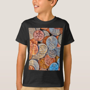 鋳造された通貨 Tシャツ