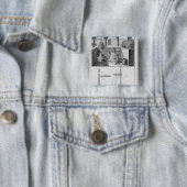 鋳造の鐘、「Encyclopediaからのイラストレーション 缶バッジ (インサイチュ)