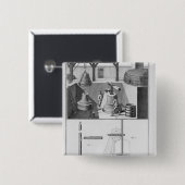 鋳造の鐘、「Encyclopediaからのイラストレーション 缶バッジ (正面&裏面)