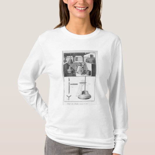 鋳造の鐘、「Encyclopediaからのイラストレーション Tシャツ (正面)