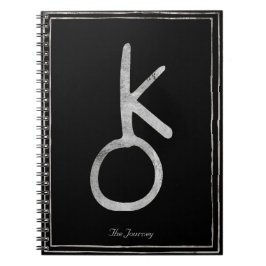 鋳鉄で打ち付けた銀の様式化太陽のシステム ノートブック