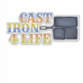 鋳鉄と生きる シール (正面)