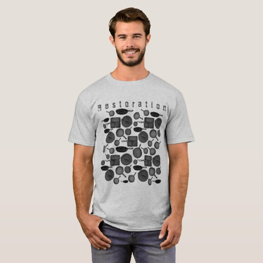 鋳鉄回収器 Tシャツ (正面フル)