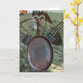 鋳鉄製パンバード カード (黄色い花)