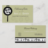 鋳鉄鍋のシェフの料理用の食品工業 名刺 (正面/裏面)