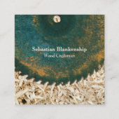 鋸刃素朴木工師QRコード スクエア名刺 (正面)