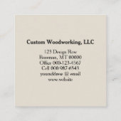 鋸刃素朴木工師QRコード スクエア名刺 (裏面)