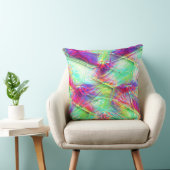 鋸屑のクロス、紫のテクスチャに鋳造 クッション (椅子)