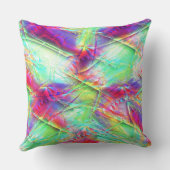 鋸屑のクロス、紫のテクスチャに鋳造 クッション (裏面)