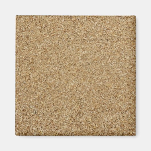 鋸屑スクエアマグネット マグネット (正面)