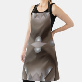 鋸歯刃の同心円アーストーンアーグラデーショント エプロン (インサイチュ)