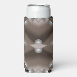 鋸歯刃の同心円アーストーンアーグラデーショント スリム缶クーラー