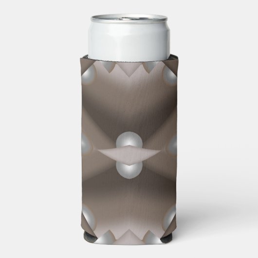 鋸歯刃の同心円アーストーンアーグラデーショント スリム缶クーラー (Seltzer正面)