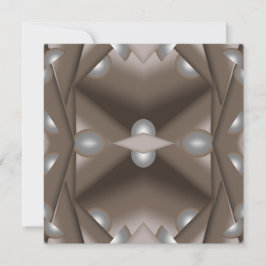 鋸歯刃の同心円アーストーンアーグラデーショント ノートカード