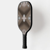 鋸歯刃の同心円アーストーンアーグラデーショント ピックルボールラケット (左)