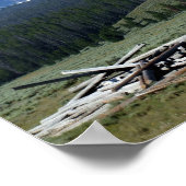 鋸歯山脈プリント ポスター (角)