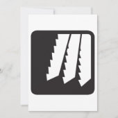 鋸歯招待状 招待状 (正面)