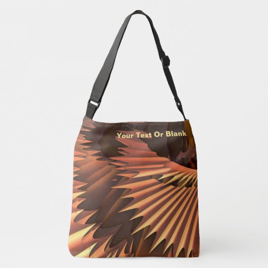 鋸歯状 クロスボディバッグ (裏面)