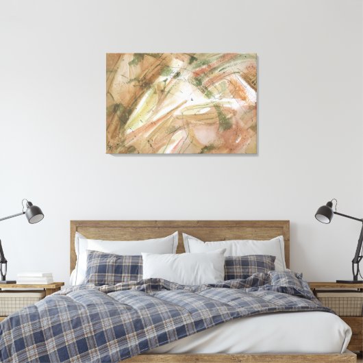 鋸歯 キャンバスプリント (インサイチュ (寝室))