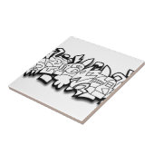 鋸歯 タイル (側面)