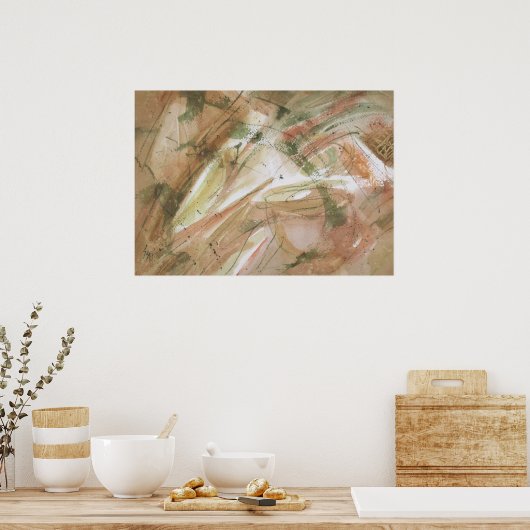 鋸歯 ポスター (キッチン)