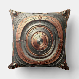 鋼と銅の金属オブジェクト クッション