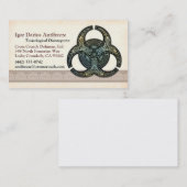 鋼のようなケルト族の生物学的災害［有害物質］の名刺 名刺 (正面/裏面)