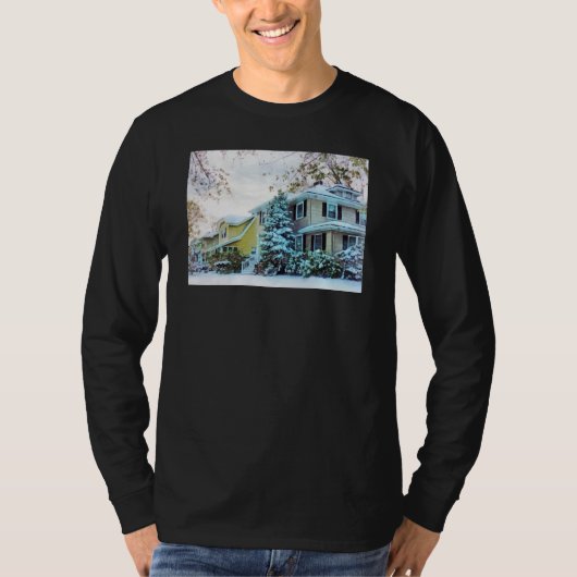 鋼のような冬の空 Tシャツ (正面)