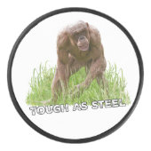 鋼のように硬い無毛のチンポ アイスホッケーパック (正面)