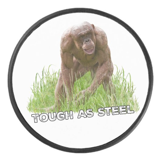 鋼のように硬い無毛のチンポ アイスホッケーパック (正面)