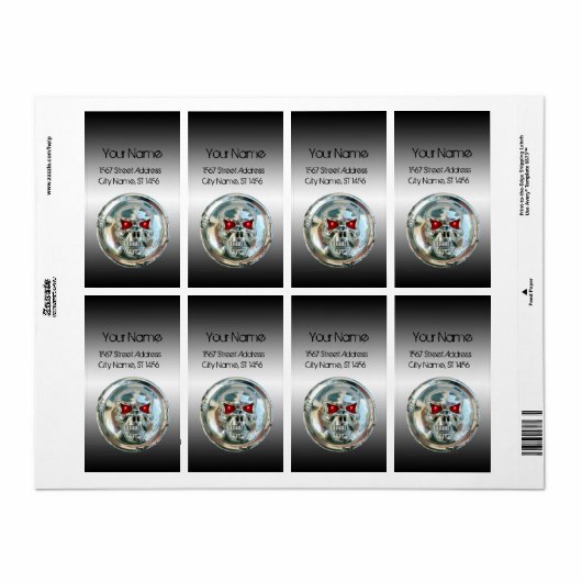 鋼のクロムスカル ラベル (フルシート)