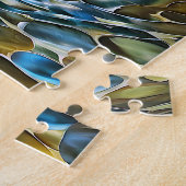 「鋼の視線」 – 水中の女性 ジグソーパズル (側面)