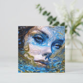 「鋼の視線」 – 水中の女性 招待状 (スタンド正面)