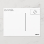 鋼の雲のロックのネス ポストカード (裏面)