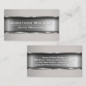 鋼プレート金属トリム | 工業用 名刺 (正面/裏面)