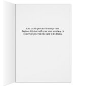 鋼作業者または鋼作業者誕生日カード (内側 (右))