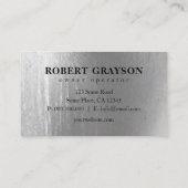 鋼動揺して金属およびグリルメッシュ建築 名刺 (裏面)