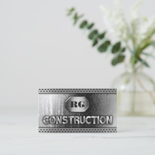 鋼動揺して金属およびグリルメッシュ建築 名刺 (スタンド正面)