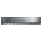 鋼及び金属メッシモダンュ デスクネームプレート (正面)