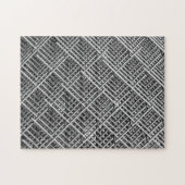 鋼格子工業用メッシュパターン ジグソーパズル (横)